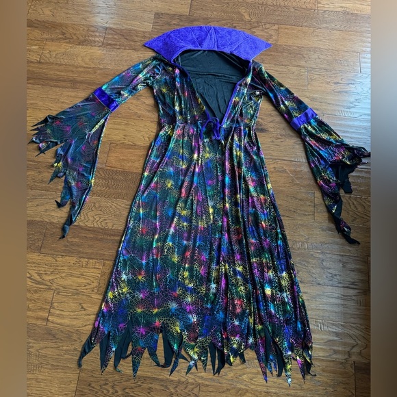 Jackets & Blazers - Halloween Costume Robe‎ Colorful Spider Print
